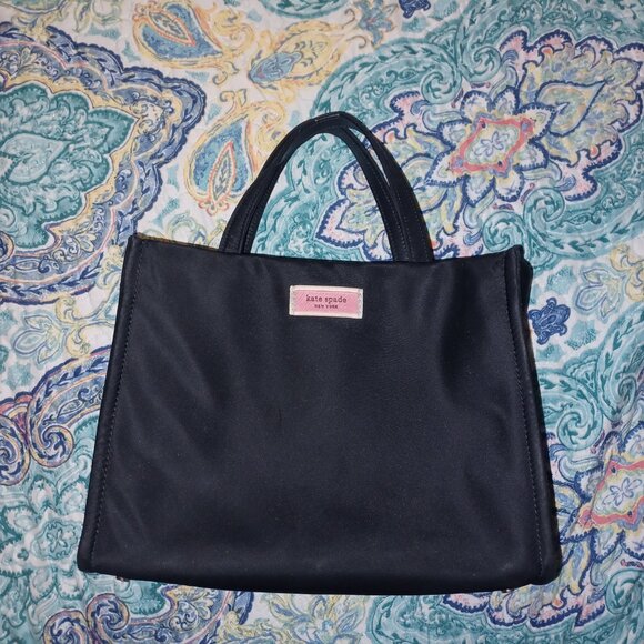 Kate Spade Navy Blue Nylon Satchel - Picture 4 of 4